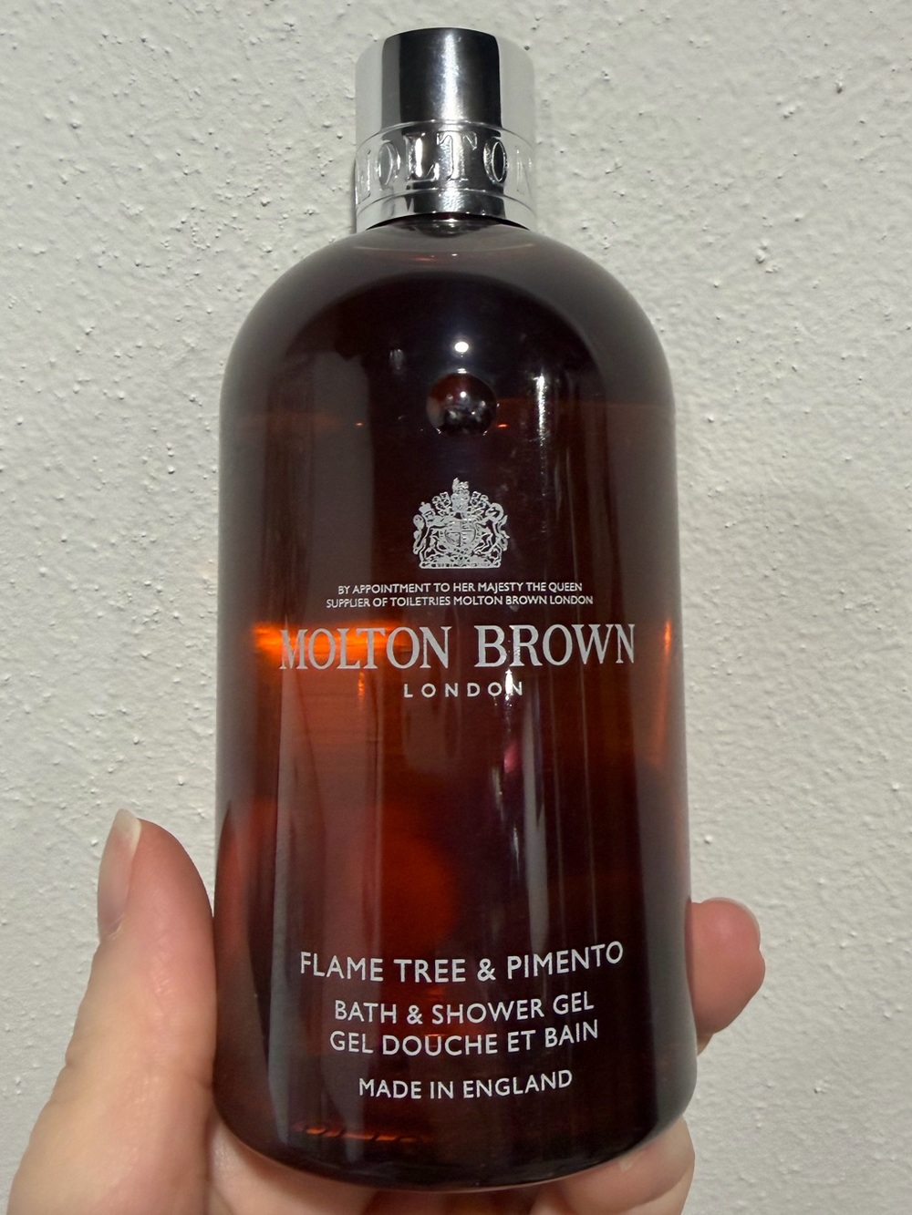 Molton Brown London Flame Tree & Pimento Bath & Shower Gel 10 oz NEW